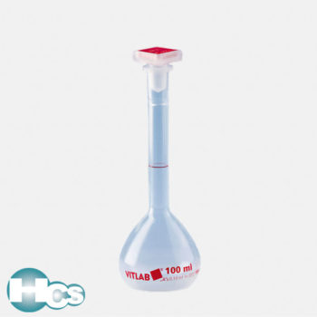 VITLAB Class A PMP Volumetric Flasks with PP NS Stopper