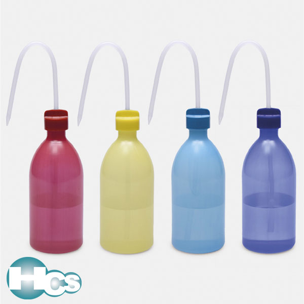 Isolab Multi color narrow neck wash bottle