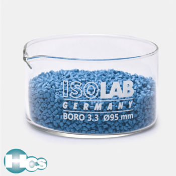 Isolab glass Crystallization dish with flat base
