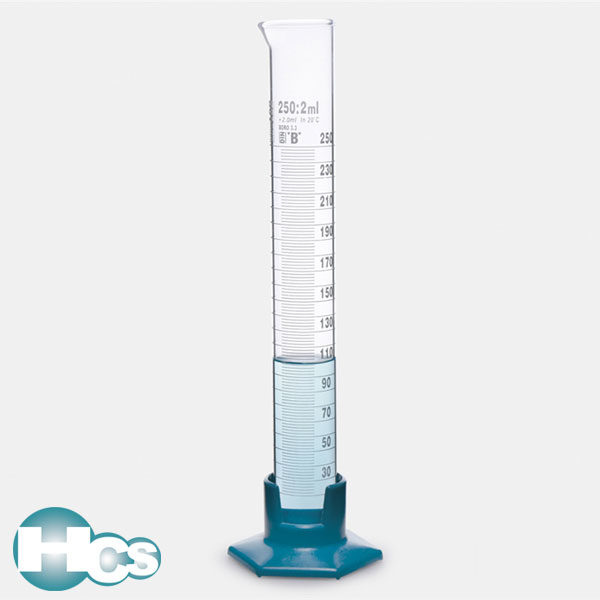 Isolab Class B Measuring Cylinder Tall form Borosilicate Glass