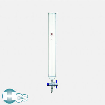Synthware Chromatography column with teflon stopcock fritted disc