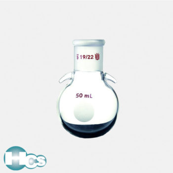 Synthware round bottom flask with hooks